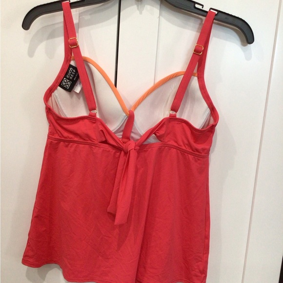 Coco Reef Womens Color Blocked Divine Power Underwire Tankini - Picture 7 of 9